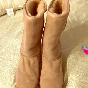 soft boots size 7 color brown